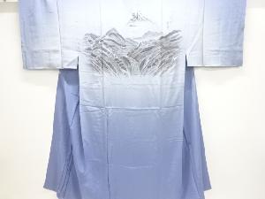 アンティーク　富士三拾六景乃内伊豆丿山中模様男物長襦袢